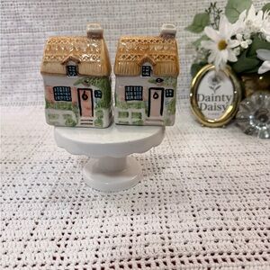 Charming Cottage Salt and Pepper Shakers